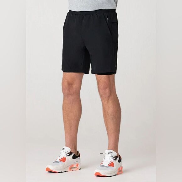 NEW Swet Tailor Mens Black Active Shorts - Picture 1 of 7